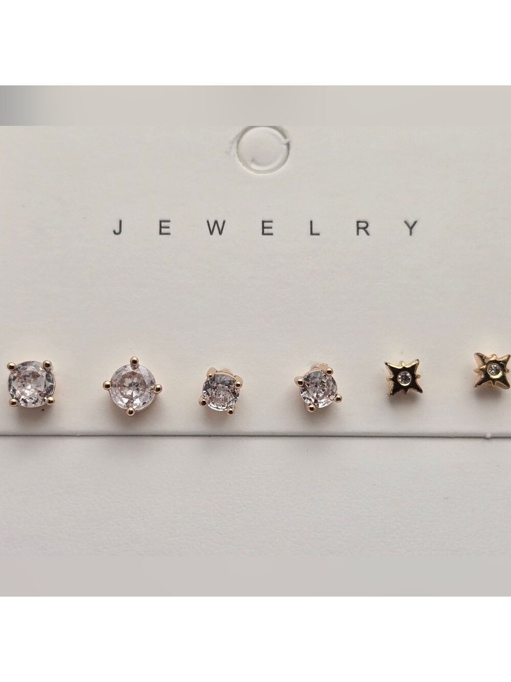 ✨2/$10✨ Set of Small Gold-Tone Stud Earrings New Sold Together